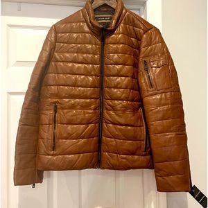 BRAND NEW Wilsons leather Jacket w/tags butter soft Men’s puffer
